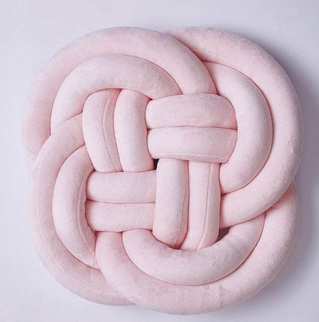 Newborn Pillow Knot Ball Cuddle Pillow Cushion kids pillows Weaving decoration for gift protection pad YZL031