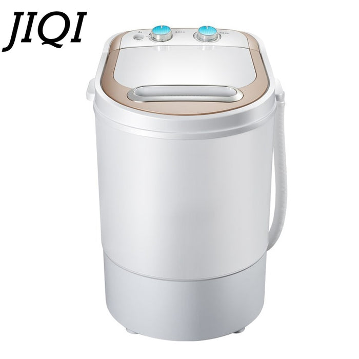 JIQI 3.5 kg Mini semi-automatic household washing machine small single barrel with drying cylinder Low Noise for Home Dorm 170W