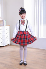 Boy, girl, schoolchildren, uniform, children, spring and summer, poetry, costumes, performance clothing, school girl skirt