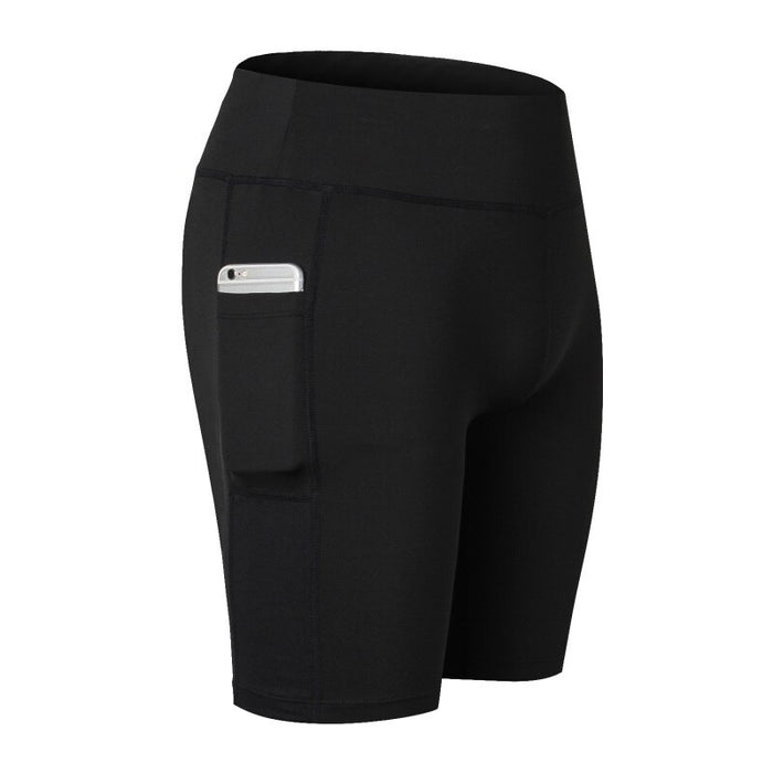 2019 Running Short Out Pocket Sports Shorts Workout Running Athletic Yoga Shorts Gym Wear Ladies Summer