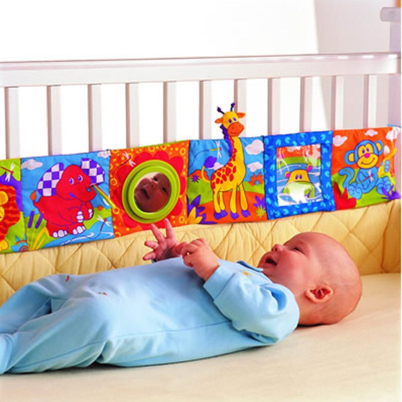 Early Learning Story Soft Cartoon Cloth Book For Newborn Baby Intelligence Development Toys Multi-function Bed Bumper for Kids