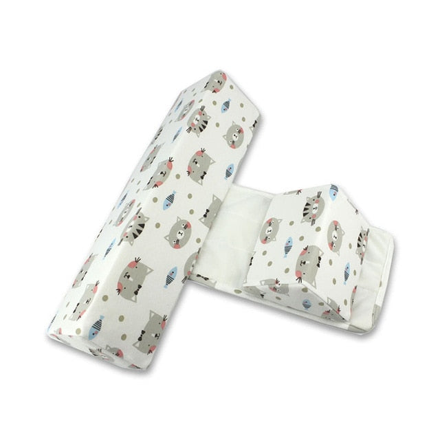 Baby Pillow Side Sleeping Pillow Adjustable Support Newborn Sleeping Position Correct Shaping Prevent Rollover Spit Milk Pillow