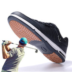 Quality Golf Shoes Men's Non-slip Nailless Tendon Bottom Lightweight Wear-resistant Breathable Daily Outdoor Sports Shoes Large