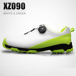 2019 Golf Shoes Men Waterproof Sports Shoes Knobs Buckle Sneakers Breathable Anti-slip Spikes Sneakers for Male EU39-45