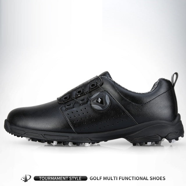 New Arrival 2020 PGM Golf Shoes Men's Waterproof Sports Shoes Spikes Anti-skid Sport Sneaker Male Knobs Buckle Golf Shoes