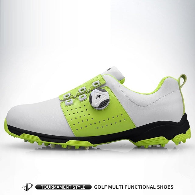 New Arrival 2020 PGM Golf Shoes Men's Waterproof Sports Shoes Spikes Anti-skid Sport Sneaker Male Knobs Buckle Golf Shoes