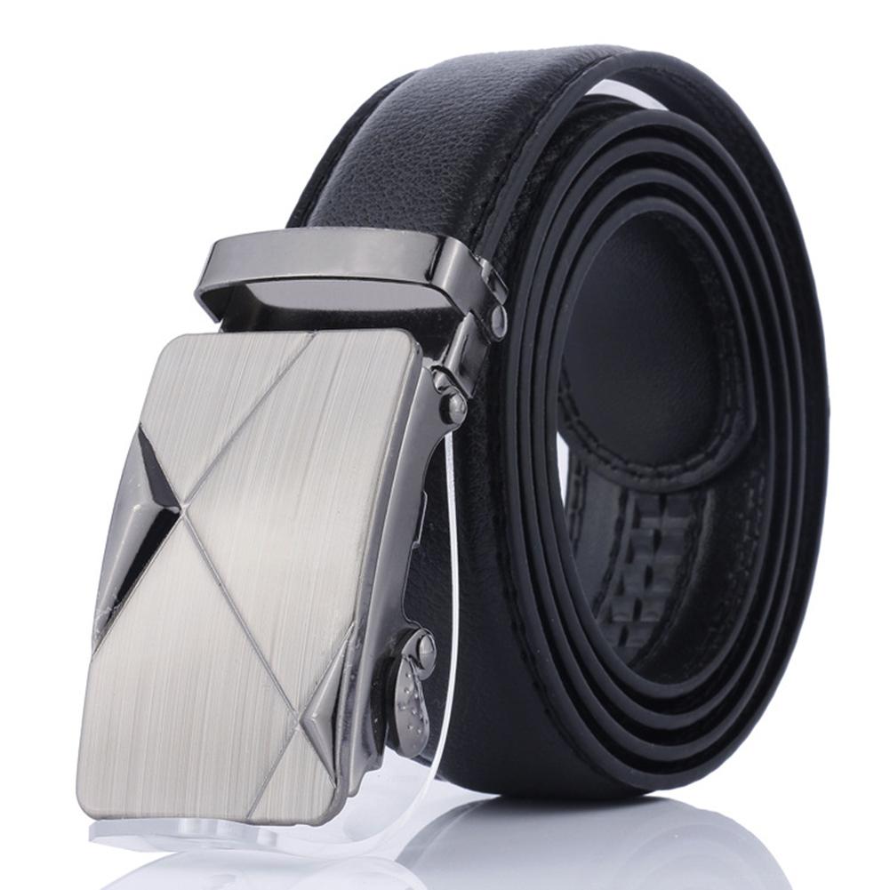 Fashion Men Adjustable Faux Leather Solid Color Buckle Waist Belt Waistband 2020 New Mens belt