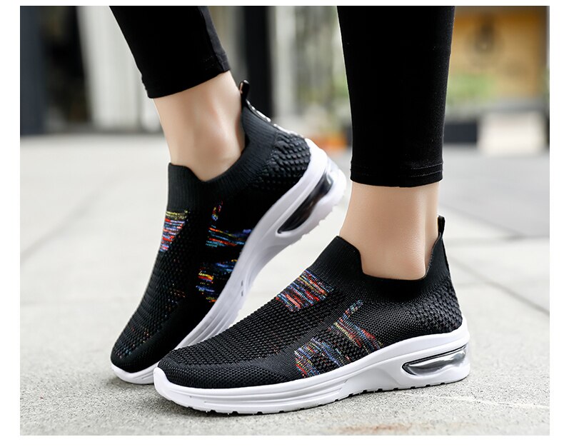 Women Sneakers Tenis Feminino 2020 New Women Tennis Shoes Outdoor Light Comfort Jogging Air Cushion Sport Shoes Gym Lady Shoe