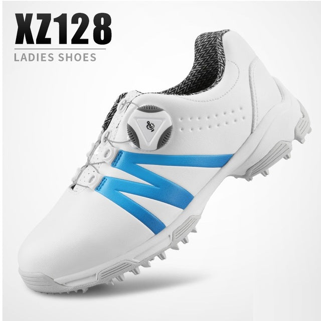 PGM Women Golf Shoes Women's Waterproof Non-slip Sneakers Girls Leisure Section Fixed Nail Breathable Sports Golf Shoes