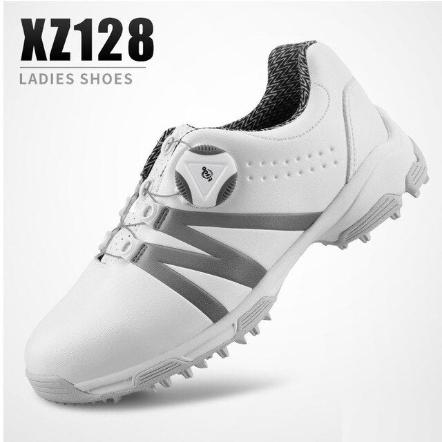 PGM Women Golf Shoes Women's Waterproof Non-slip Sneakers Girls Leisure Section Fixed Nail Breathable Sports Golf Shoes