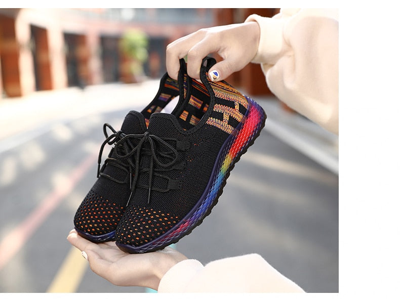 Bojmq Tenis Mujer 2020 New Arrived Women Tennis Shoes Ladies Pretty Outdoor Walking Sneakers Female Non-slip Fitness Sport Shoe