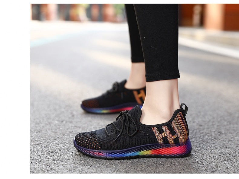 Bojmq Tenis Mujer 2020 New Arrived Women Tennis Shoes Ladies Pretty Outdoor Walking Sneakers Female Non-slip Fitness Sport Shoe