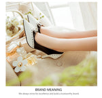 BESCONE Sexy Pointed Toe Ladies Pumps High Quality Patent Leather Shallow Thin Heel Shoes New Fashion Dress Women Pumps BM297