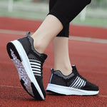 Tennis Shoes Women Sneakers Breathable Mesh Sport Shoes Outdoor Lace-up Anti-slip Gym Shoes Ladies Trainers Jogging Shoes Women
