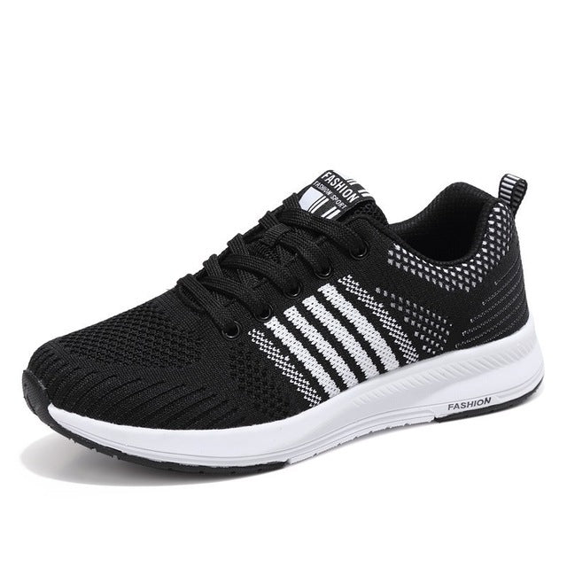 Tennis Shoes Women Sneakers Breathable Mesh Sport Shoes Outdoor Lace-up Anti-slip Gym Shoes Ladies Trainers Jogging Shoes Women