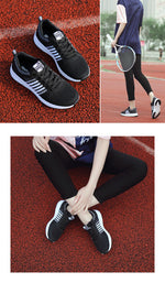 Tennis Shoes Women Sneakers Breathable Mesh Sport Shoes Outdoor Lace-up Anti-slip Gym Shoes Ladies Trainers Jogging Shoes Women