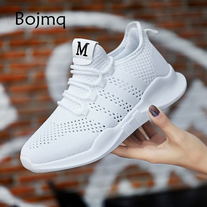 Bojmq Women Tennis Shoes 2020 New Arrivals Ladies Sneakers Light Comfort Jogging Sport Shoe Breathable Fitness Female Footwear