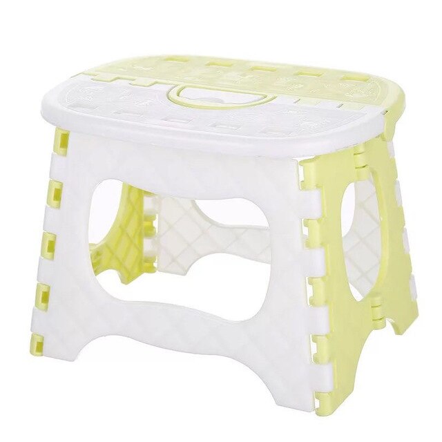 New 6 Colors Plastic Portable Folding Stool Small Chair Super Load-Bearing For Adults Kids Home Dining Room Living Chair Ottoman