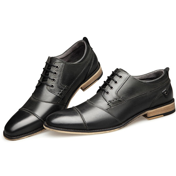 YIGER New Men Dress shoes formal shoes men's Handmade business shoes wedding shoes Big Size genuine Leather Lace-up Male  0249