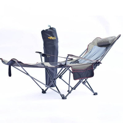 Beach With Bag Portable Folding Chairs Fishing Camping Chair Seat  Oxford Cloth Lightweight Seat for  stainless steel