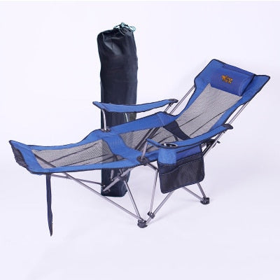 Beach With Bag Portable Folding Chairs Fishing Camping Chair Seat  Oxford Cloth Lightweight Seat for  stainless steel