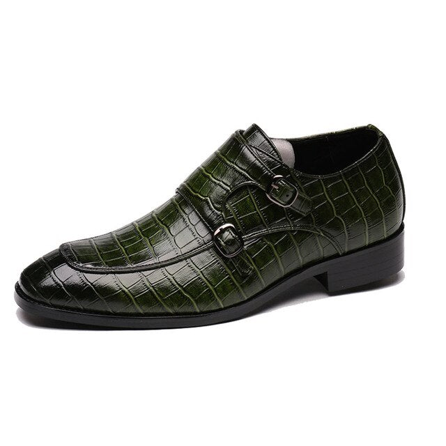 2020 Men Dress Shoes Handmade Personality trend Paty Leather Wedding Shoes Men Flats Leather Oxfords Formal Shoes