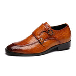 2020 Men Dress Shoes Handmade Personality trend Paty Leather Wedding Shoes Men Flats Leather Oxfords Formal Shoes