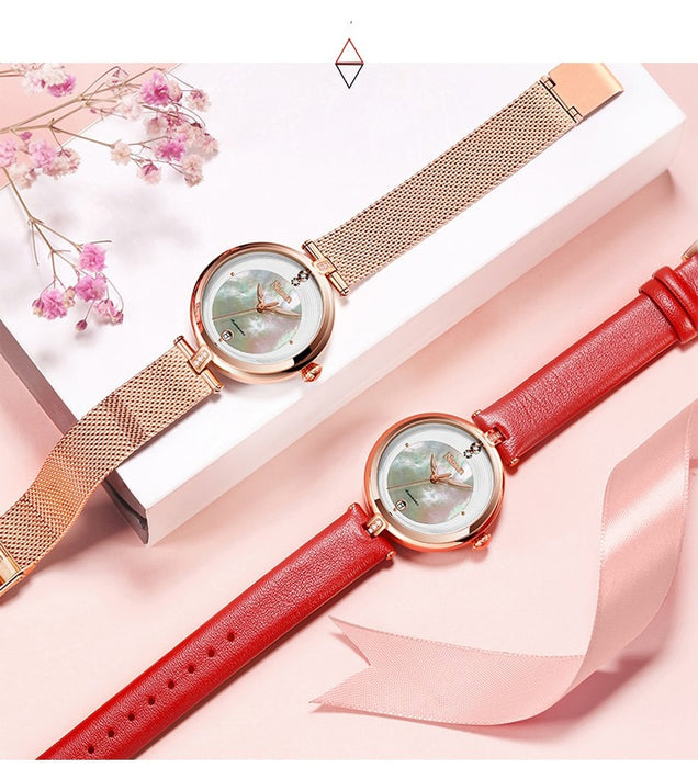 Switzerland Luxury Brand Nesun Women Watch Japan Original Auto Mechanical Watches Waterproof Nice Steel Band Lady clock N9066-2