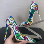 8/10/12CM Womens Summer Pumps Party Wedding High Heel Shoes Woman High Heels Lady Thin Heel Sandals Women Big Size Shoe