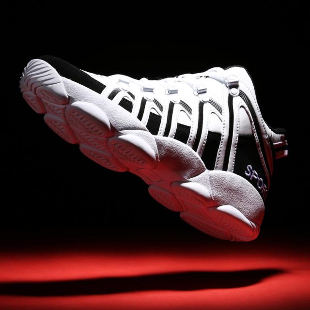 PU Leather Sneakers for Men Running Shoes Sports Women Shoes Sport Men White Red Mens Athletic Shoes Gym Trainers Workout B-383