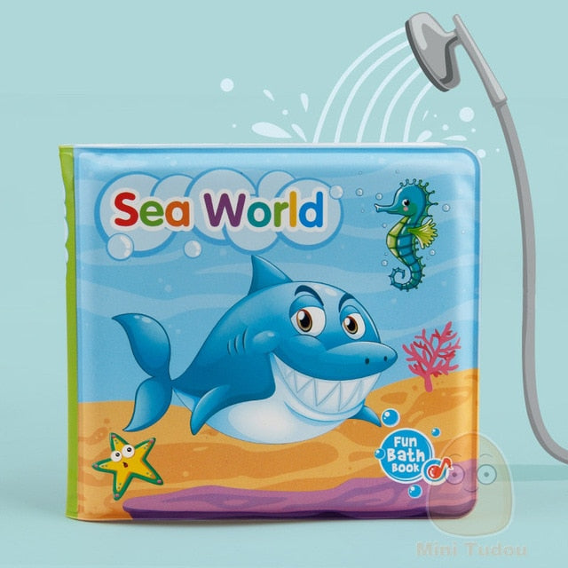 Baby Bath Books Waterproof Bathroom Books Water Bathroom Toys Early Learning Educational Toys Gift Bath Books For Baby Kids