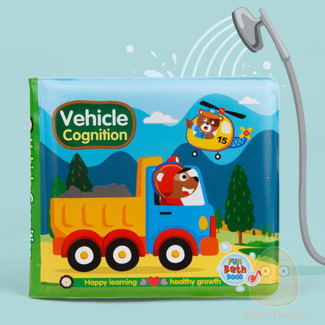 Baby Bath Books Waterproof Bathroom Books Water Bathroom Toys Early Learning Educational Toys Gift Bath Books For Baby Kids