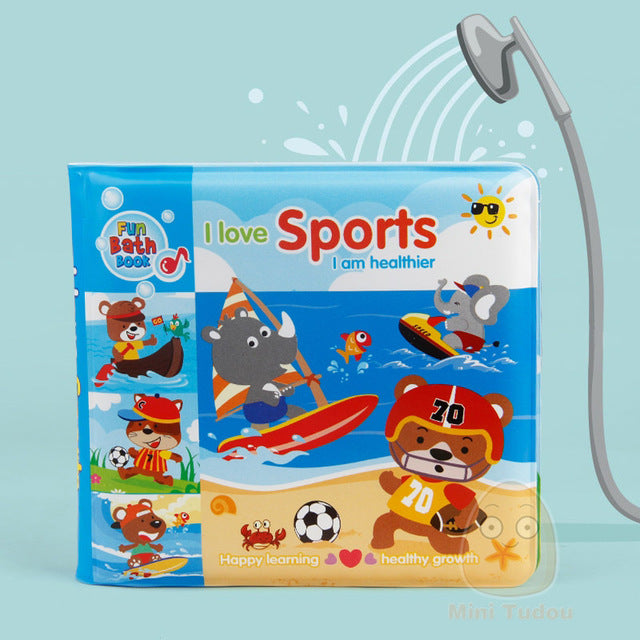 Baby Bath Books Waterproof Bathroom Books Water Bathroom Toys Early Learning Educational Toys Gift Bath Books For Baby Kids