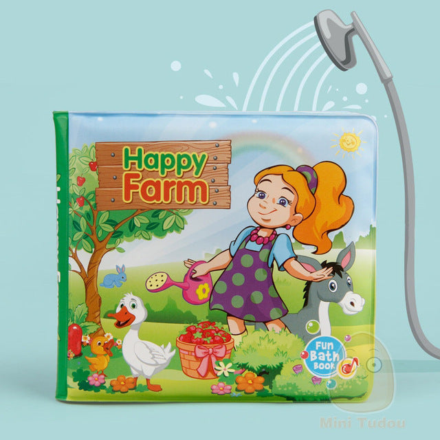 Baby Bath Books Waterproof Bathroom Books Water Bathroom Toys Early Learning Educational Toys Gift Bath Books For Baby Kids