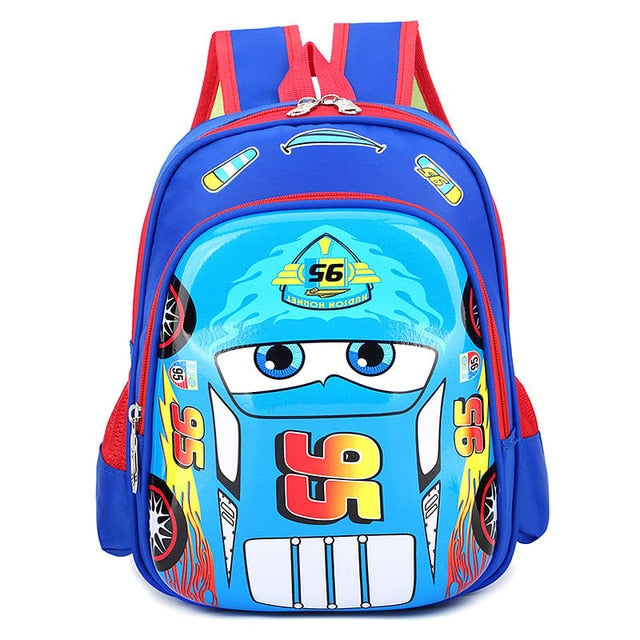 Disney car Kid Cartoon McQueen bag for School children kindergarten backpack boy girl handbag book bag