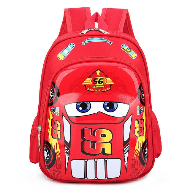 Disney car Kid Cartoon McQueen bag for School children kindergarten backpack boy girl handbag book bag