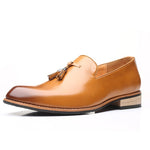 Men Dress Shoes Gentlemen British style Paty Leather Wedding Shoes Men Flats Leather Oxfords Formal Shoes