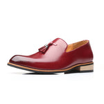 Men Dress Shoes Gentlemen British style Paty Leather Wedding Shoes Men Flats Leather Oxfords Formal Shoes