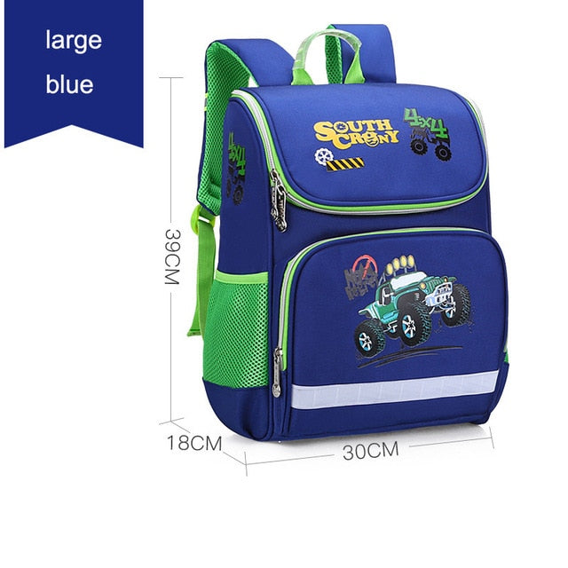 New Children School Bags Girls Butterfly School Backpack Kids Satchel Boy Car Knapsack Girl Backpack For School Space Bag