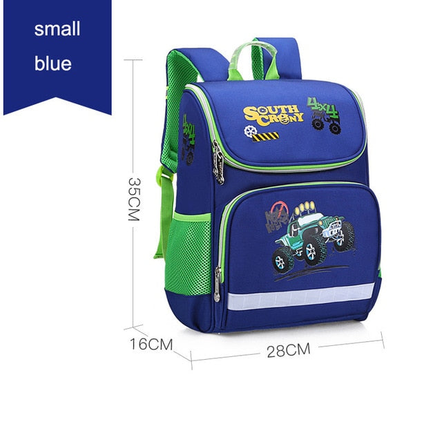 New Children School Bags Girls Butterfly School Backpack Kids Satchel Boy Car Knapsack Girl Backpack For School Space Bag