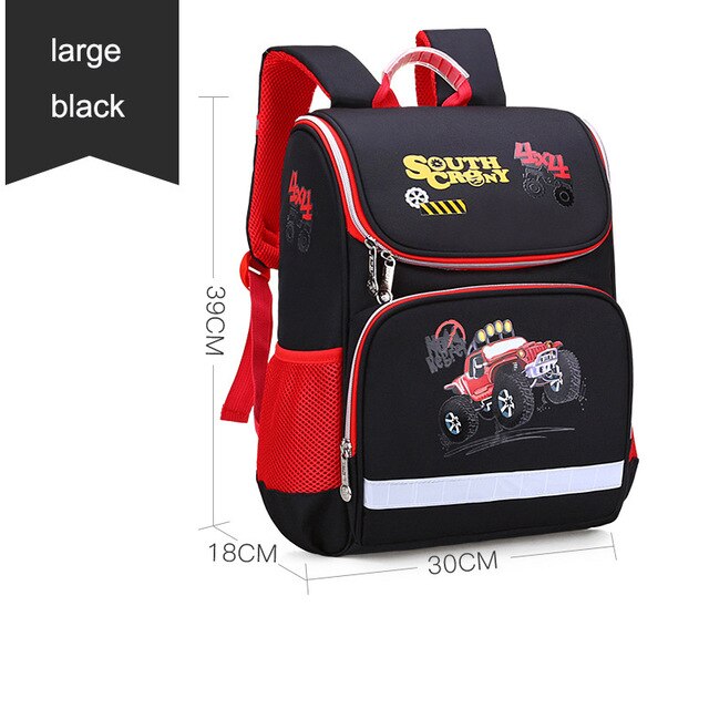 New Children School Bags Girls Butterfly School Backpack Kids Satchel Boy Car Knapsack Girl Backpack For School Space Bag