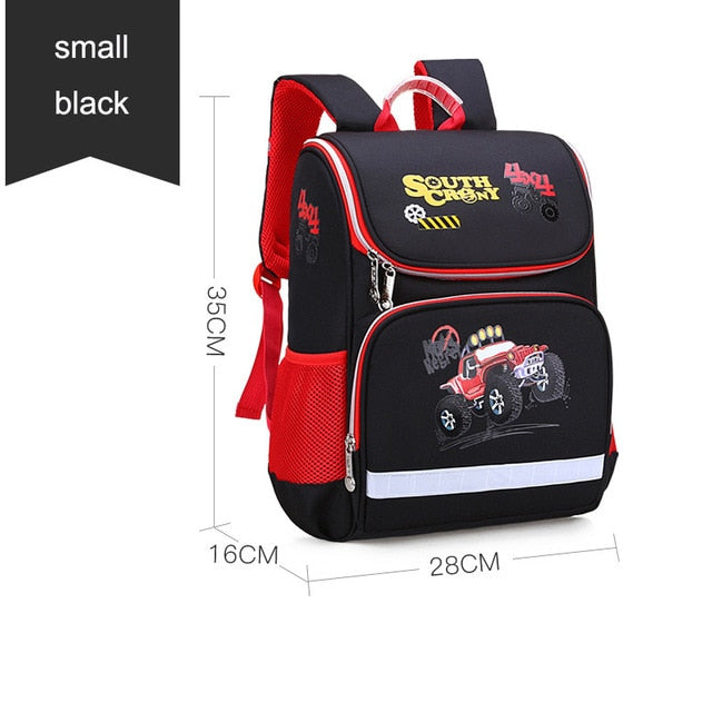 New Children School Bags Girls Butterfly School Backpack Kids Satchel Boy Car Knapsack Girl Backpack For School Space Bag