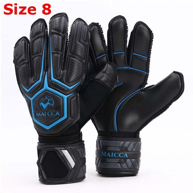 Professional Goalkeeper's Gloves Thickened Latex Finger Protection Football Training Glove Size 8 9 10 Soccer Ball Accessories