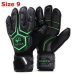 Professional Goalkeeper's Gloves Thickened Latex Finger Protection Football Training Glove Size 8 9 10 Soccer Ball Accessories