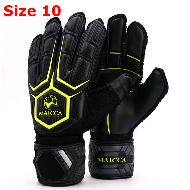 Professional Goalkeeper's Gloves Thickened Latex Finger Protection Football Training Glove Size 8 9 10 Soccer Ball Accessories