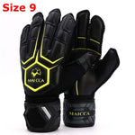 Professional Goalkeeper's Gloves Thickened Latex Finger Protection Football Training Glove Size 8 9 10 Soccer Ball Accessories