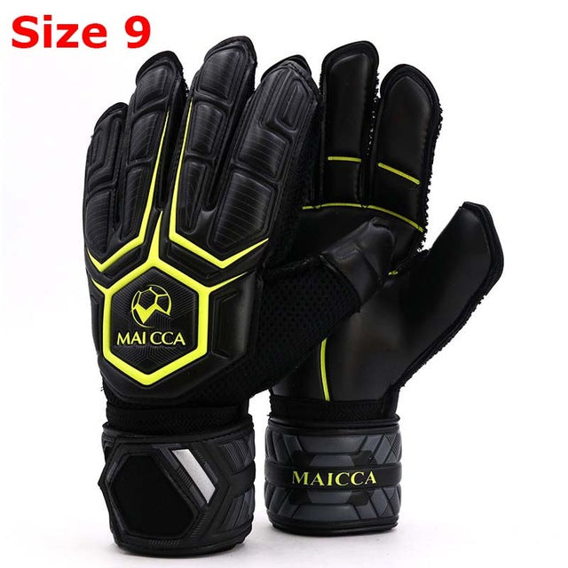 Professional Goalkeeper's Gloves Thickened Latex Finger Protection Football Training Glove Size 8 9 10 Soccer Ball Accessories