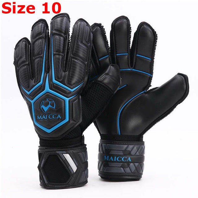 Professional Goalkeeper's Gloves Thickened Latex Finger Protection Football Training Glove Size 8 9 10 Soccer Ball Accessories