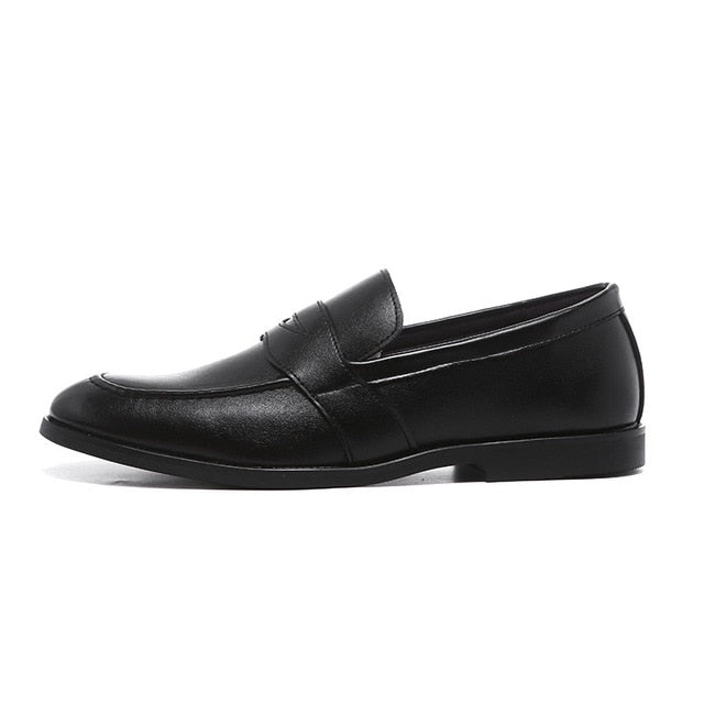 Autumn Men Shoes Leather Men Dress Shoes Luxury Men's Business Oxfords Classic Gentleman Shoes