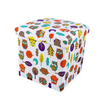 Cloth storage box foldable storage stool storage stool can sit adult multifunctional square sofa shoe changing stool  ottoman